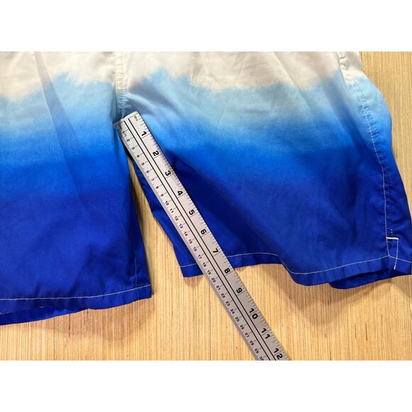 Old Navy - Men's Swim Short Printed Swimsuits - Red/Blue/White - Extra Large - Picture 7 of 16